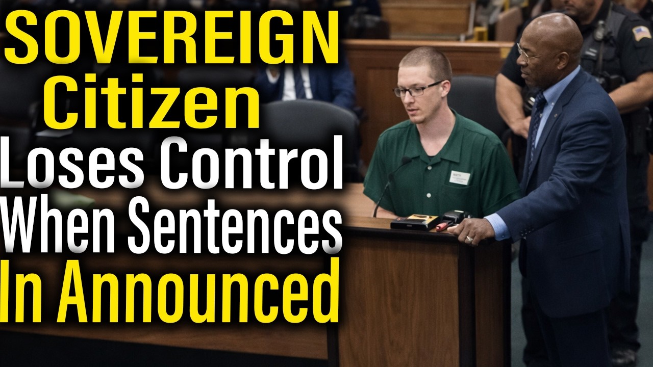 Когда суверенный гражданин предстает перед настоящим судьей!