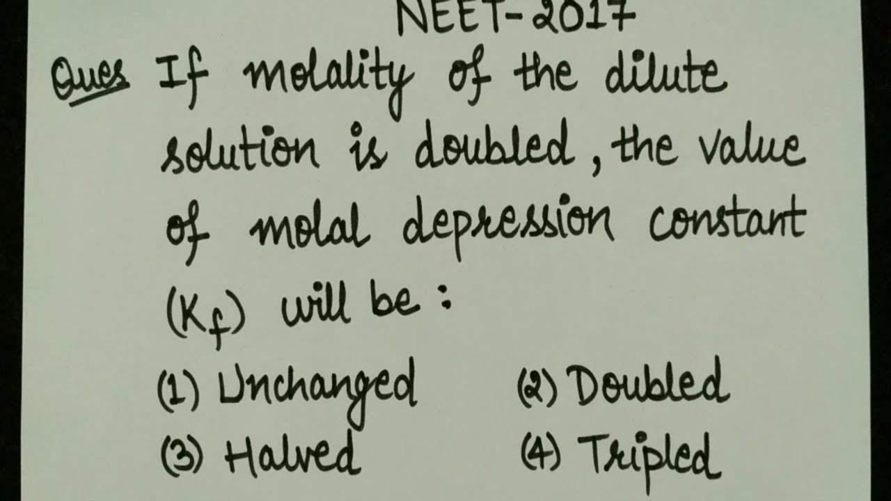 NEET 2017 solutions | Neet 2017 chemistry solutions | chemistry answers video solutions