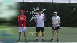 USPTA Quick Tip -- Tic Tac Toe Serves