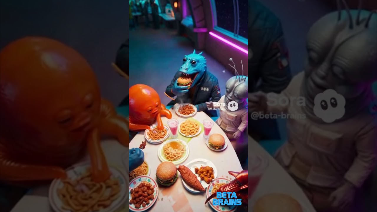 Alien Fast Food Commercial | Beta Brains  