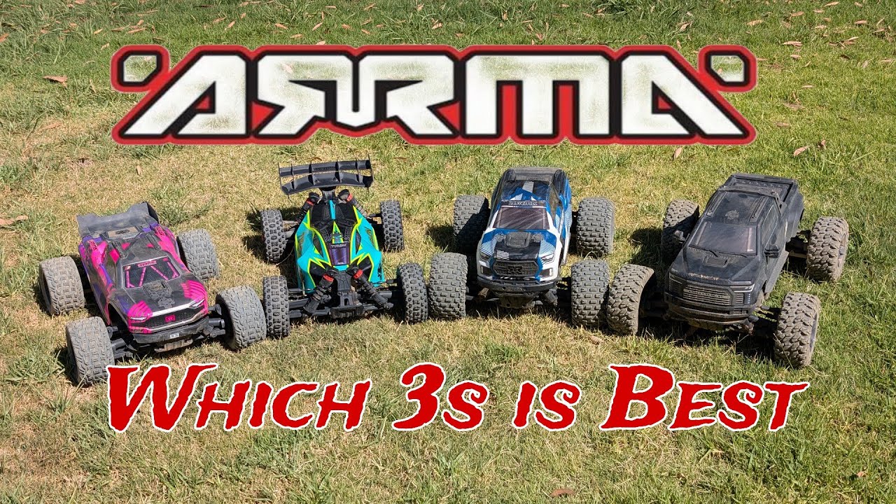 Arrma Granite 3, Vorteks 3s, BigRock 3s и Typhon 3s работают... Какой бы вы выбрали? @ARRMARC