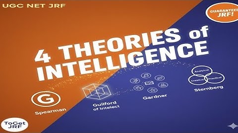 Personality and intelligence ugc net education (Gardner, Sternberg, Guilford, spearman).