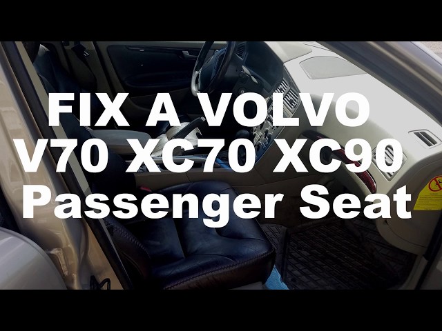 How to Fix Lumbar Support on a Volvo S60 Seat