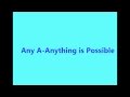 Victoria Duffield Anything Is Possible Lyrics