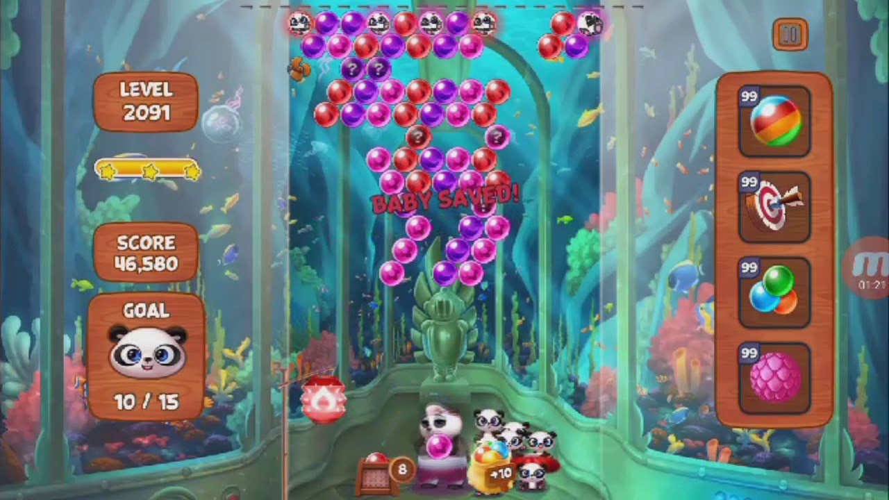 Panda Pop- Level 2091 - YouTube