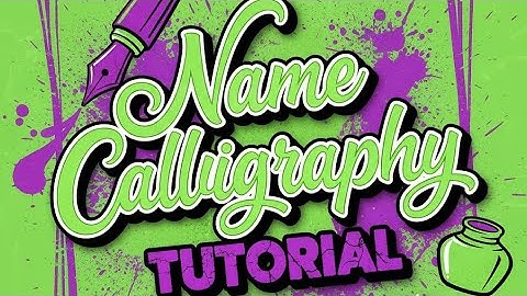 Viral Name Calligraphy Tutorial 🩷 #foryou