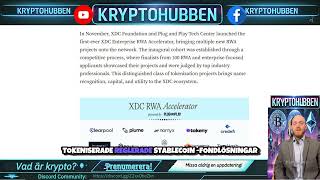 XDC Network  Framtidens Tokenisering och Investeringar 🚀
