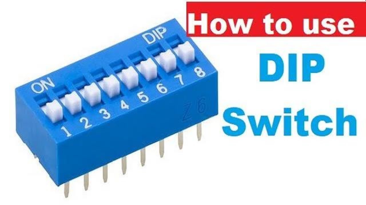 How to use DIP Switch - YouTube