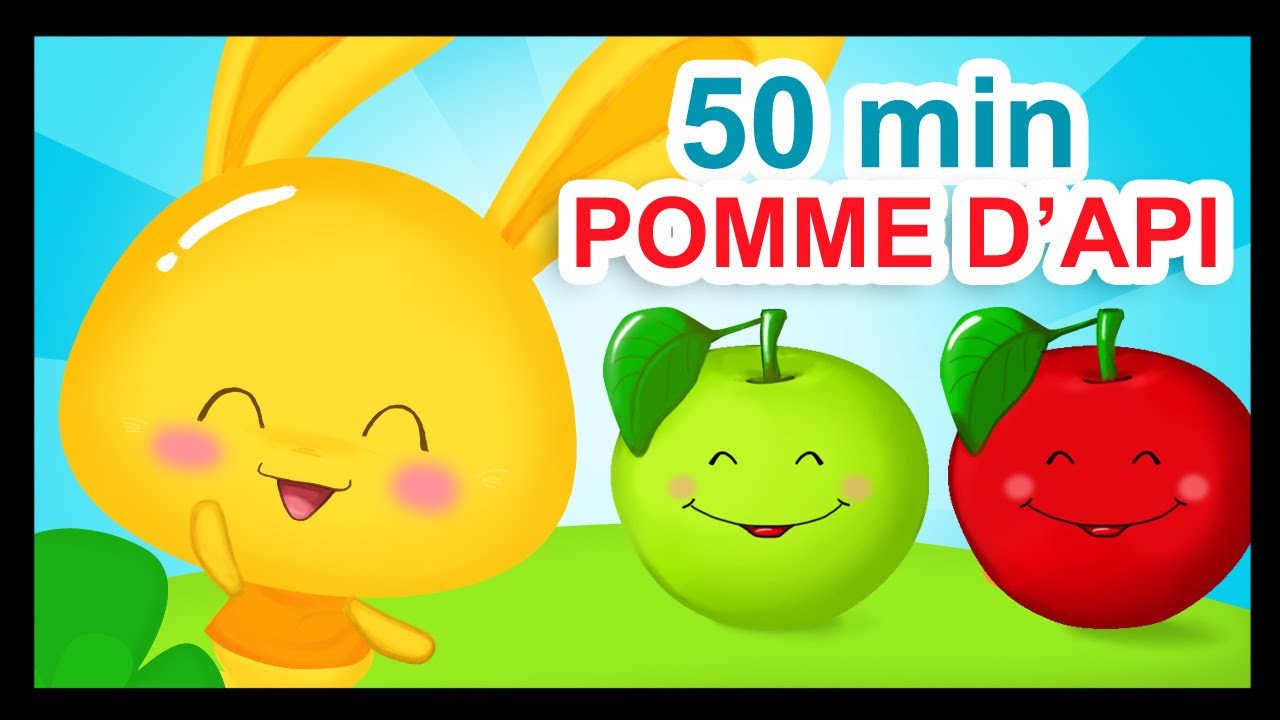 Pomme de reinette et pomme dapi   50 min de comptines Titounis