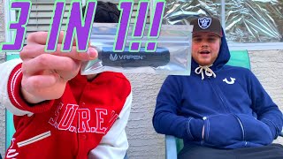 VAPEN DISPOSABLE WAX CART REVIEW! (3  CARTS IN 1 BREATH !!!)