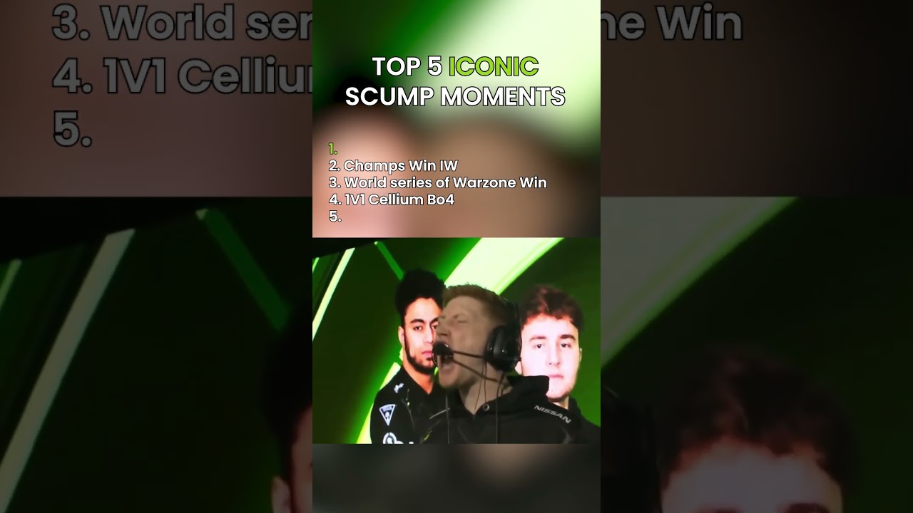 Top 5 ICONIC Scump Moments