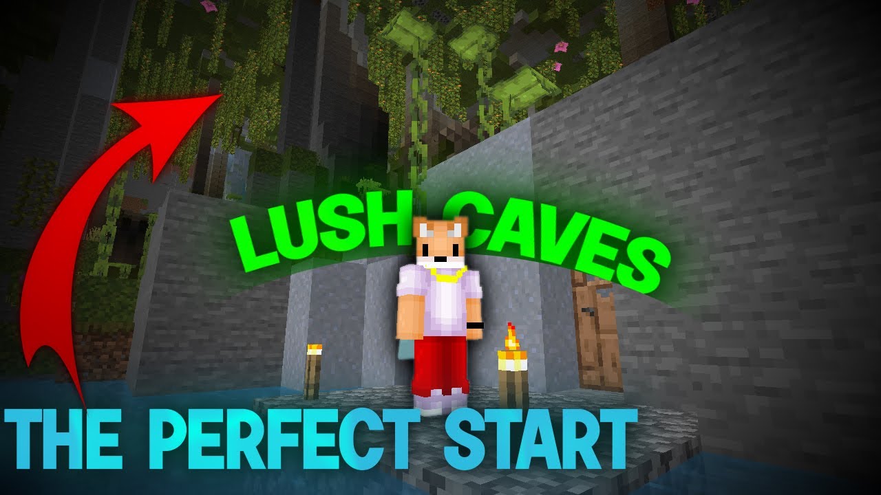 I Found the Best Lush Cave | Minecraft Bedrock 1.19 Lets Play - EP 1 ...
