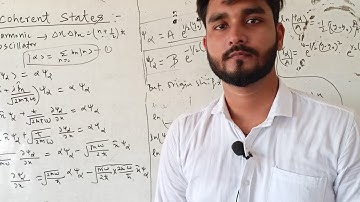 Coherent States || Harmonic oscillator