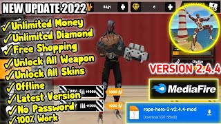 Rope Hero 3 Mod Apk V.2.4.4 Terbaru 2022 Latest Version - Unlimited Money || Via MediaFire screenshot 5