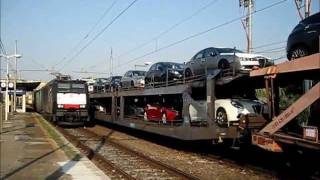 E652.002 + Mezzi RFI + Cisterne + Auto Fiat (Maccarese e Roma Tuscolana) 29 - IX - 2011