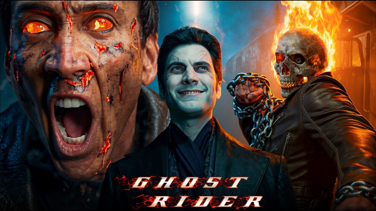 Jab Johnny Blaze Pehli Baar Bana Ghost Rider | Epic Transformation Scene |  Nicolas Cage |