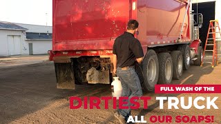 How To Clean Your Truck: The Most Effective Truck Wash Process for DIRTY TRUCKS! Full Wash Video