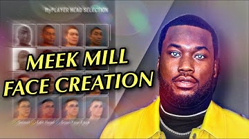 MEEK MILL FACE CREATION TUTORIAL NBA 2K21