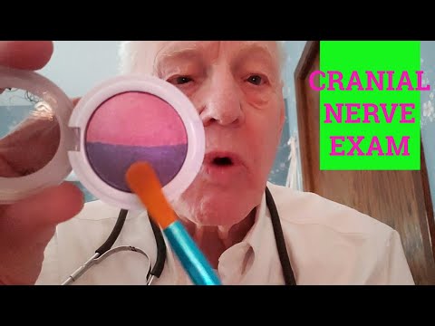 ASMR Makeup: Soothing Cranial Nerve Exam by Grandpa Poe 😴