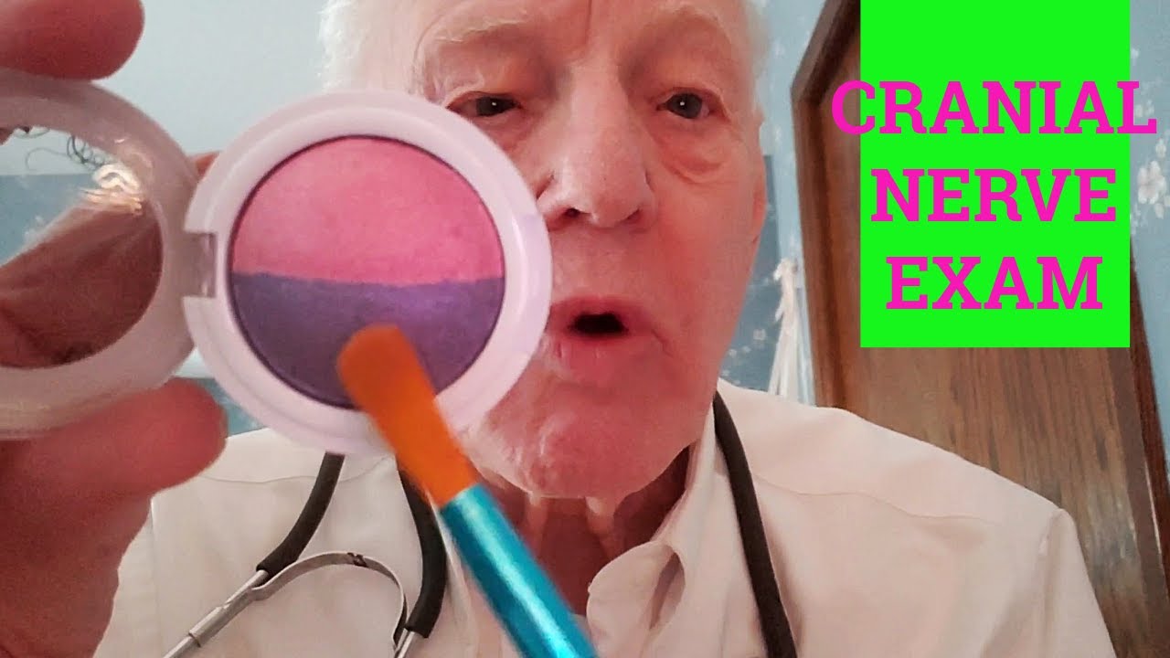 ASMR Makeup: Soothing Cranial Nerve Exam by Grandpa Poe 😴