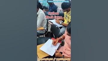 Python Mock Exam