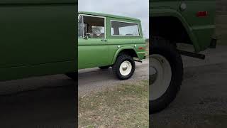 Gabbys 73 Bronco In Seapine Green. Dakota Digital New Wheels And Tires Almost Ready To Head Home.