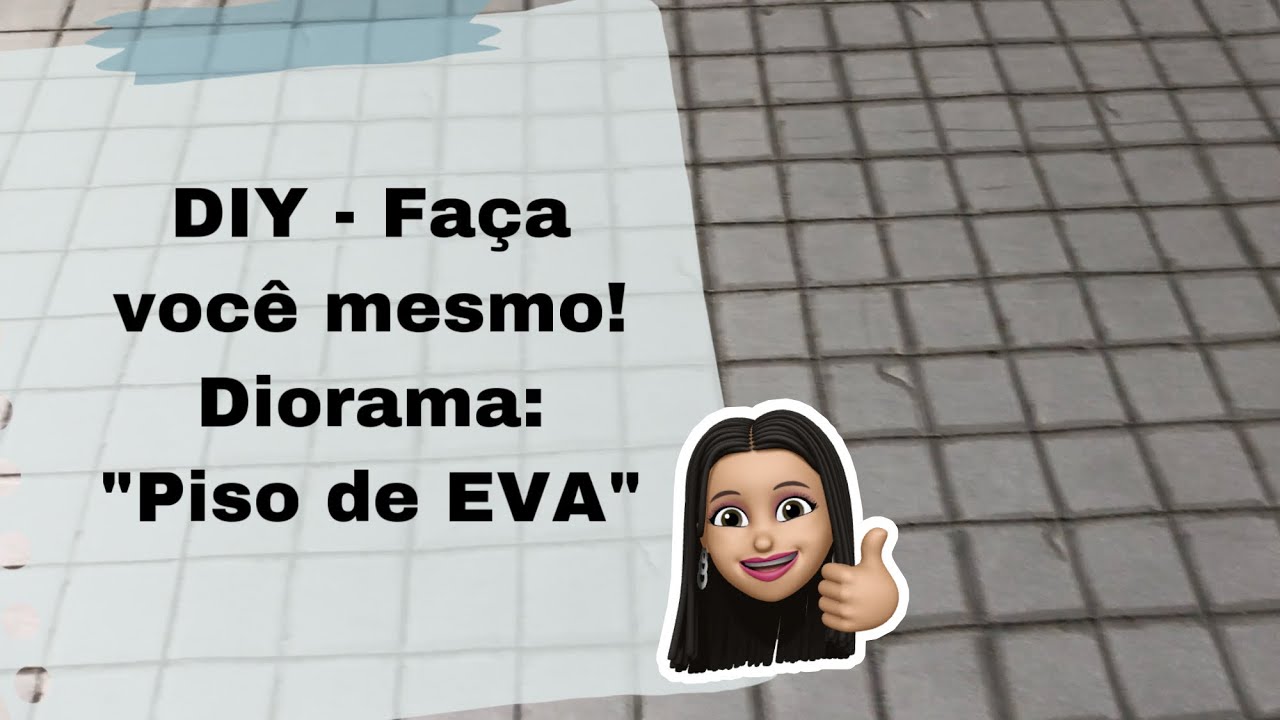 DIY - Piso de EVA com ferro de soldar para Diorama