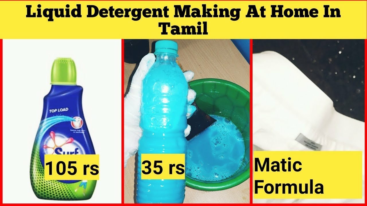 How to make Detergent liquid original formulaHomemade Product16Tara