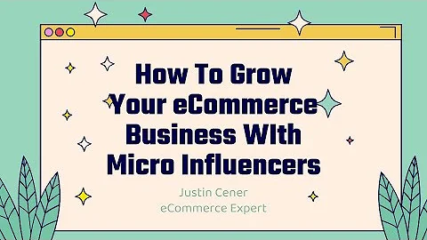 How To Grow Your eCommerce Business WIth Micro Influencers