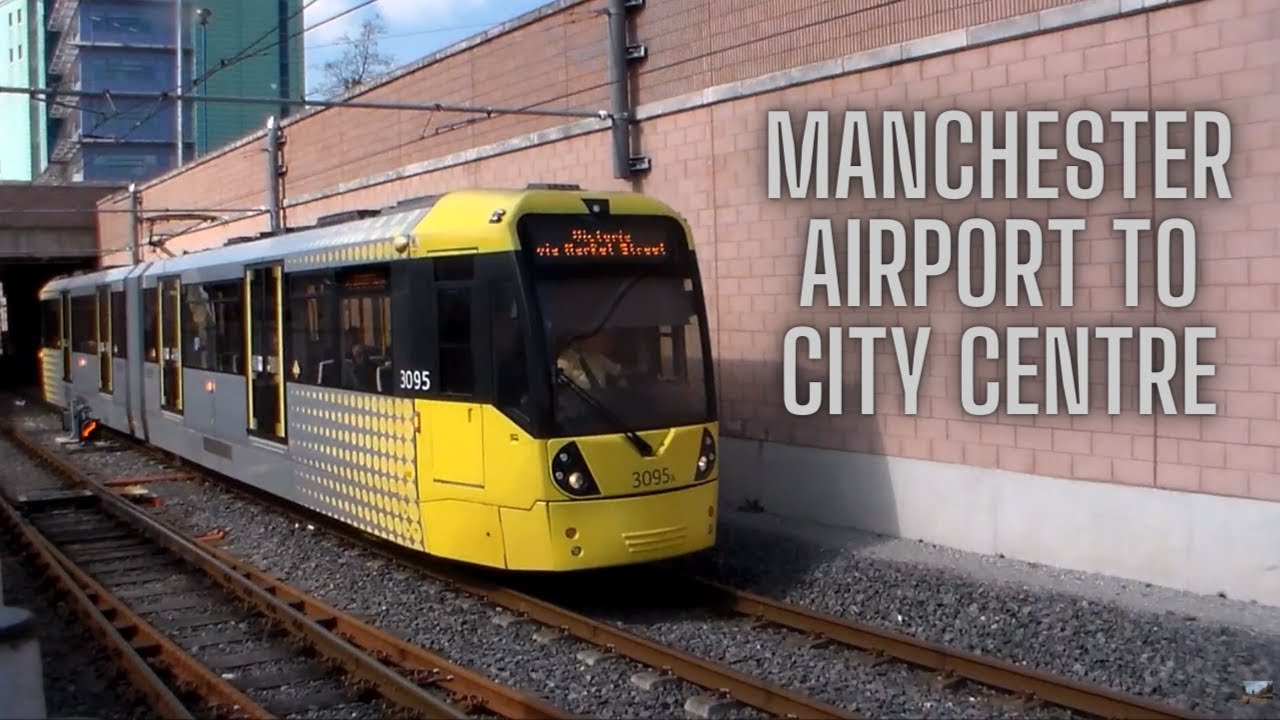 Manchester Airport to City Centre by train - YouTube