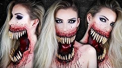 Giant Mouth Monster HALLOWEEN SFX Makeup Tutorial | Maquillage Monstre | Simple Symphony ♡