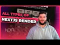 Understanding NextJS Rendering | SSG vs SSR vs ISR vs CSR