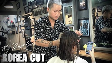 #7 | Bài Cắt | Tóc Ngắn Uốn Cụp | Mái Dài Layer Hàn Quốc | Tuấn Kọt Hairdressing