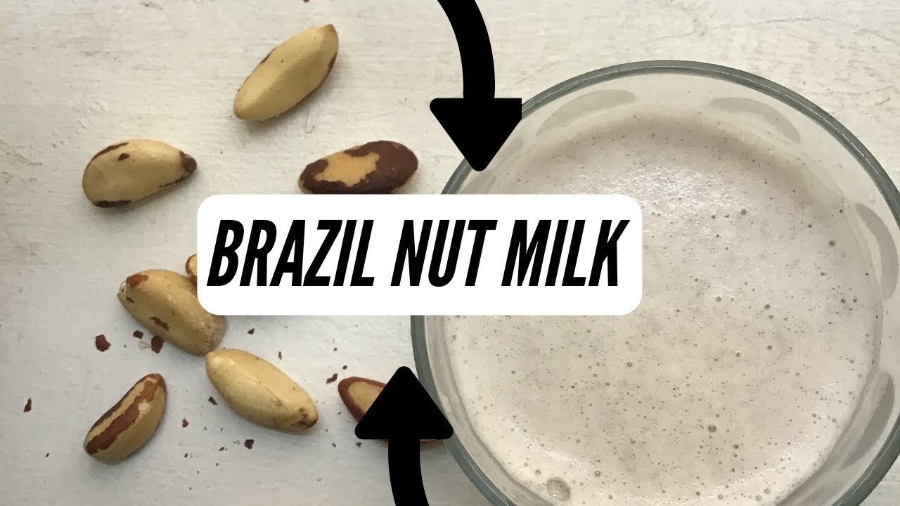 Vegan, Gluten-Free home-made brazil nut milk & a brasil nut milk recipe!