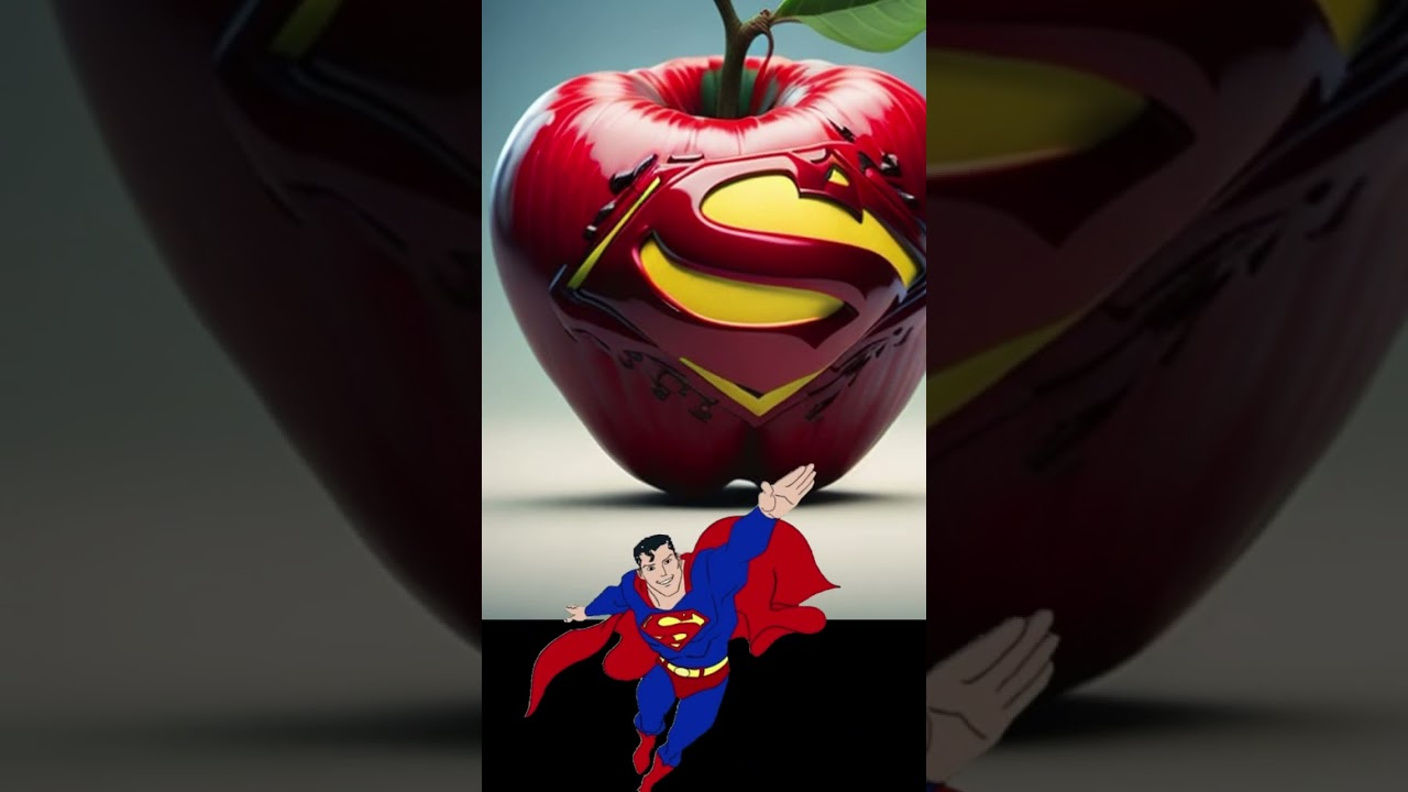 Superhero but apple