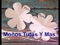 PATRONES DE FLORES Paso a Paso FLOWER TEMPLATE Tutorial DIY How To PAP Video 47