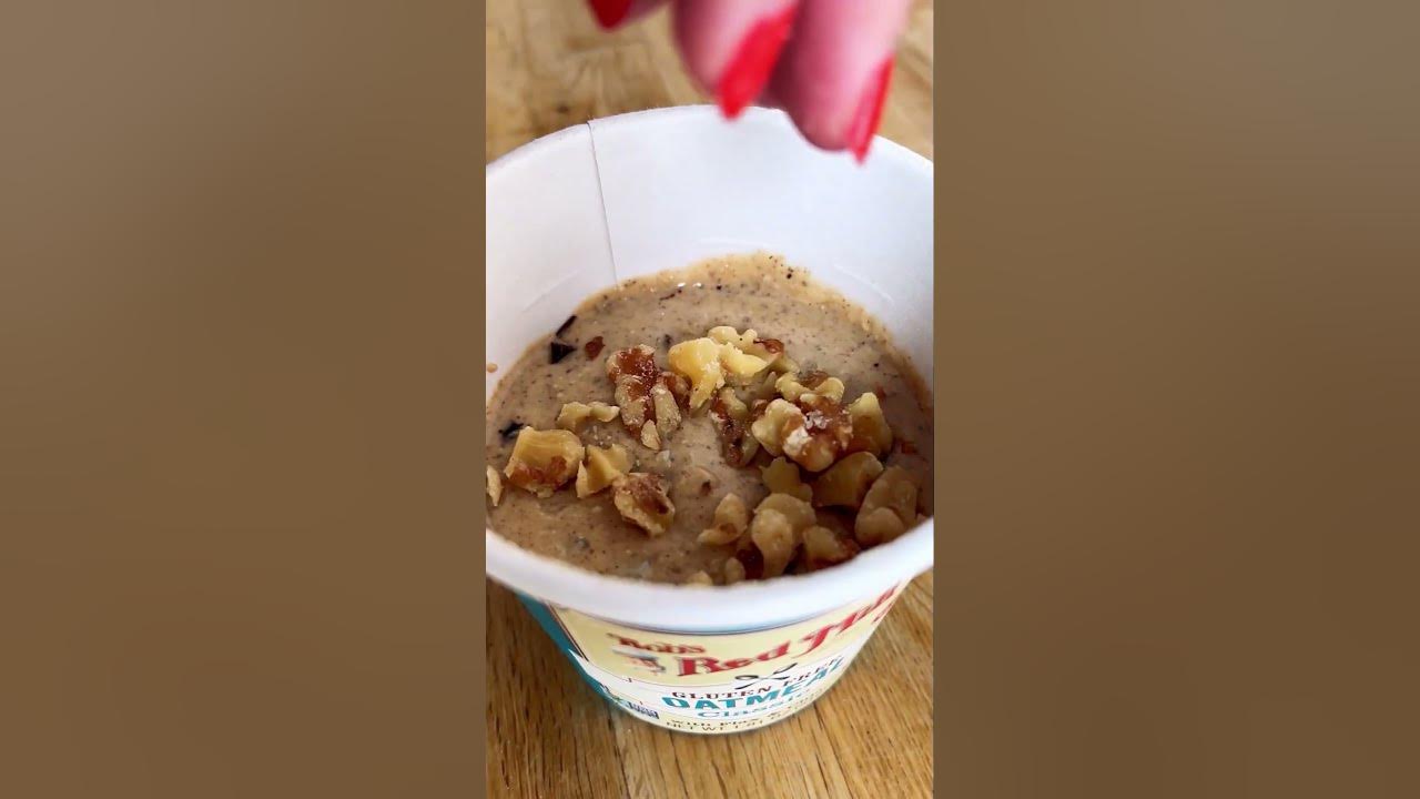 Banana Oatmeal Mug Cake (Blended Baked Oats in Microwave)