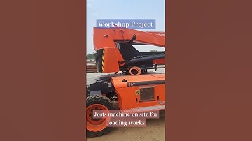 Josts Machines for loading works in workshop#civilsitevisit #9000hp Dahod #wr Ratlam.