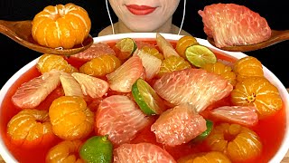 Asmr Asinan Jeruk Bali, Jeruk Keprok Super Y Pickled Tangerine, Gfruit, Lemon