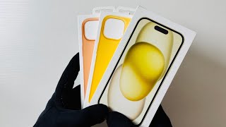 Unboxing iPhone 15 Yellow & Camera Test 4K