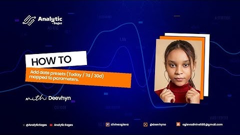 How to Add Dynamic Date Presets (Today / 7D / 30D) in Dune Analytics | Dashboard Tutorial