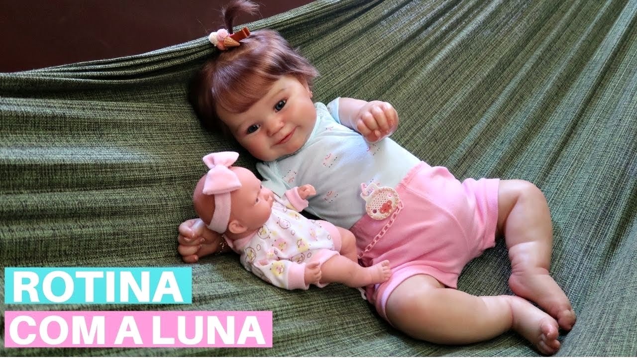 ROTINA COM A BEBÊ REBORN LUNA 