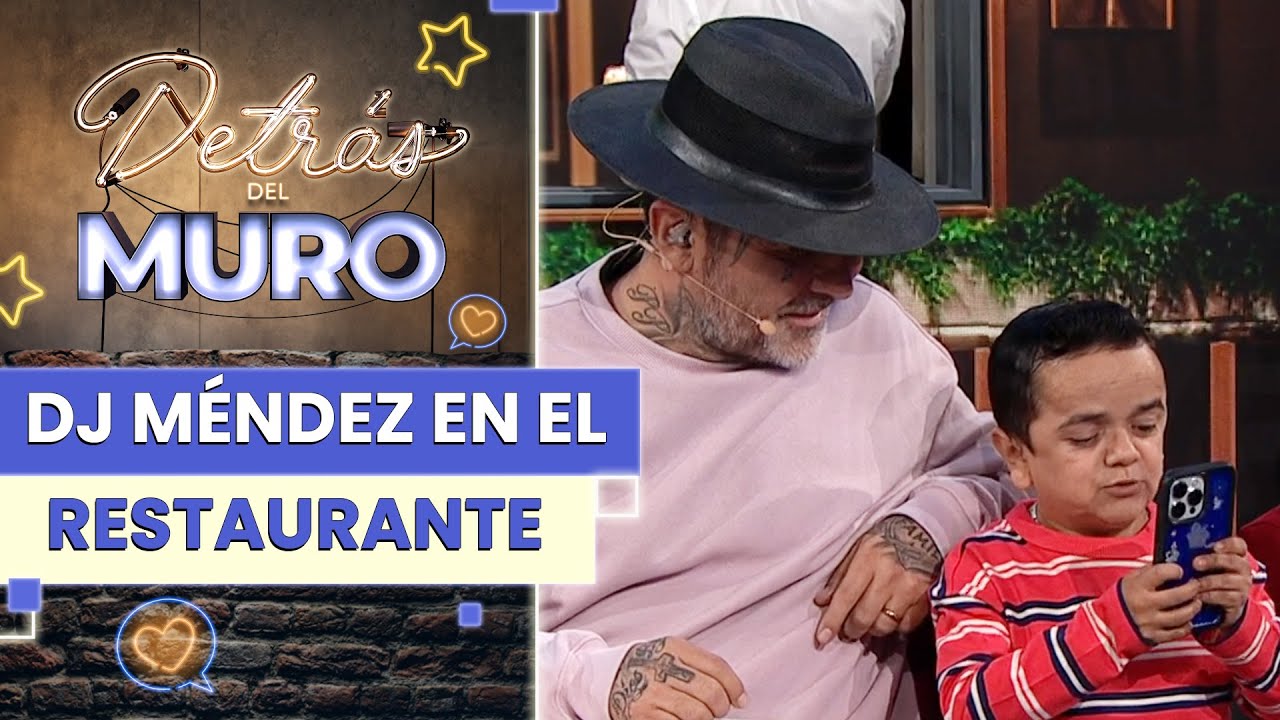 ¡MIGUELITO LE PIDIÓ UN SALUDO! 🤩 DJ Méndez visitó el prestigioso restaurante de Detrás del Muro
