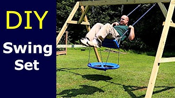 How I Built a Strong, A-Frame Swing Set from Scratch...