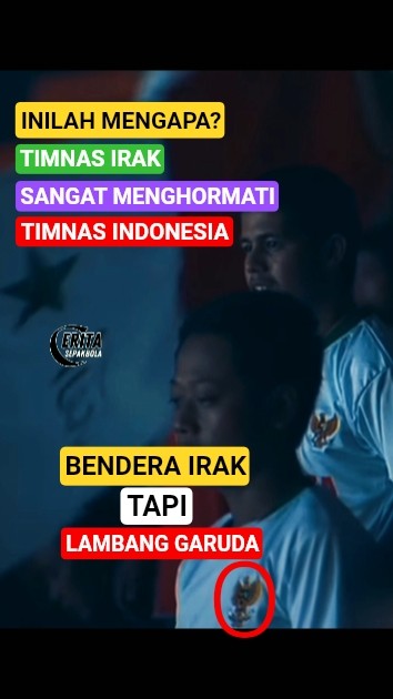 INILAH MENGAPA? TIMNAS IRAK SANGAT MENGHORMATI INDONESIA #timnasindonesia