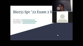 Bio151 Spr'22 Exam 2 Review Session (3/8)