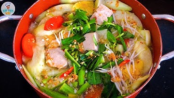 CANH CHUA CHẢ CÁ thơm ngon hương vị đậm đà | Bếp Của Vợ