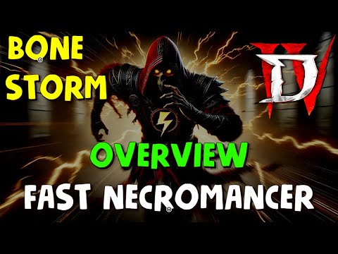 Bone storm build - fast necromancer guide ( Diablo 4 - season 7 )