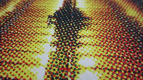 4-color CMYK print process video of Boston