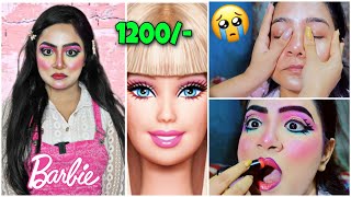 I Went to The *WORST* Reviewed *BARBIE* Doll Makeup Artist 😱 GONE WRONG 🤮 Rs. 1200/-